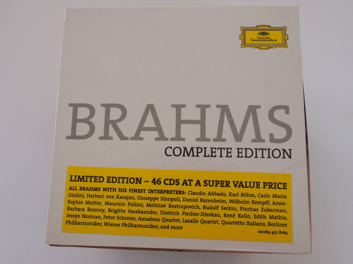 グラモフォン ブラームス BRAHMS COMPLETE EDITION 46CD CD46枚