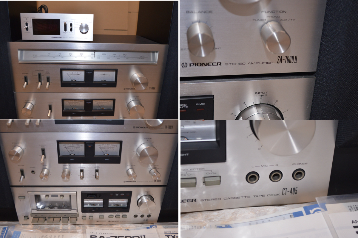 PIONEER システムコンポ CT-405 SA-7600Ⅱ TX-7800Ⅱ 【公式通販】