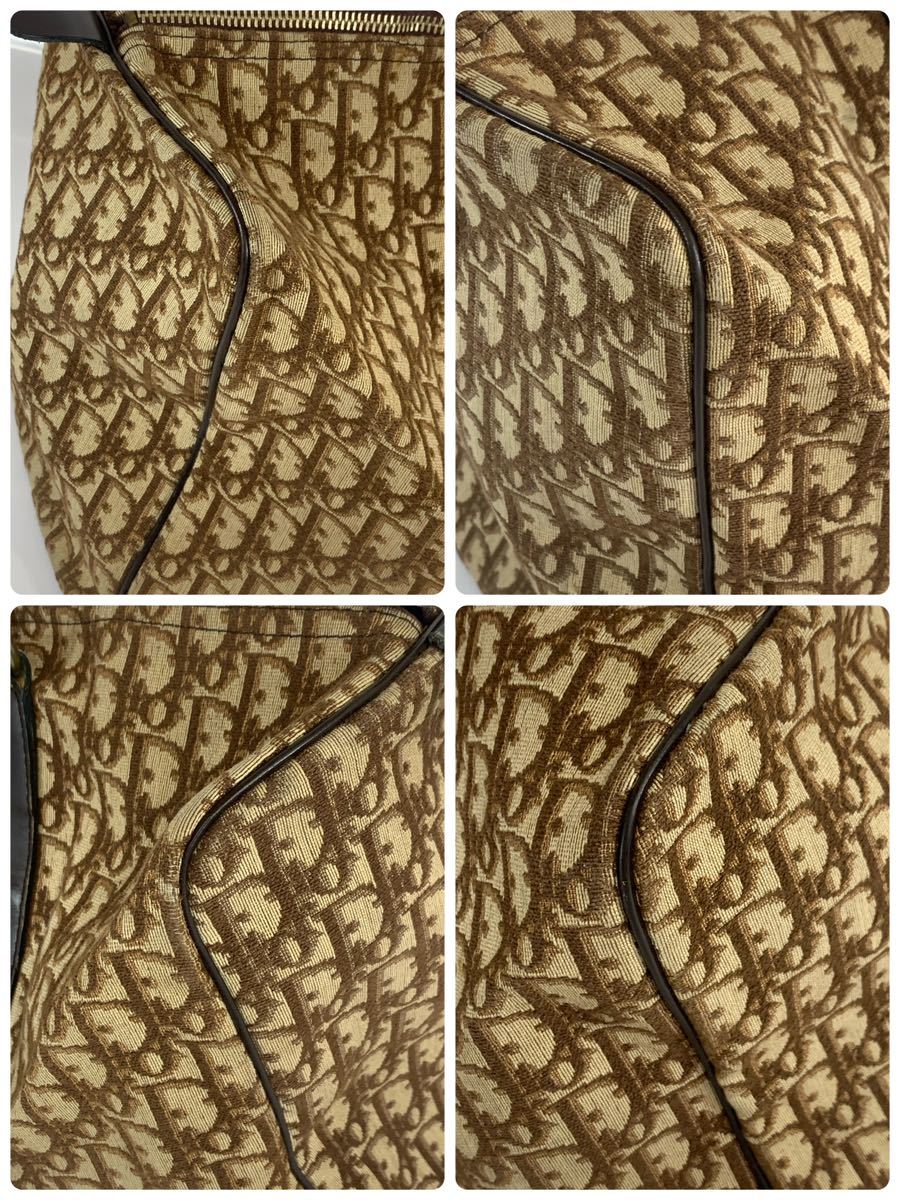 Christian DIOR クリスチャンディオール トロッター柄 キャンバス