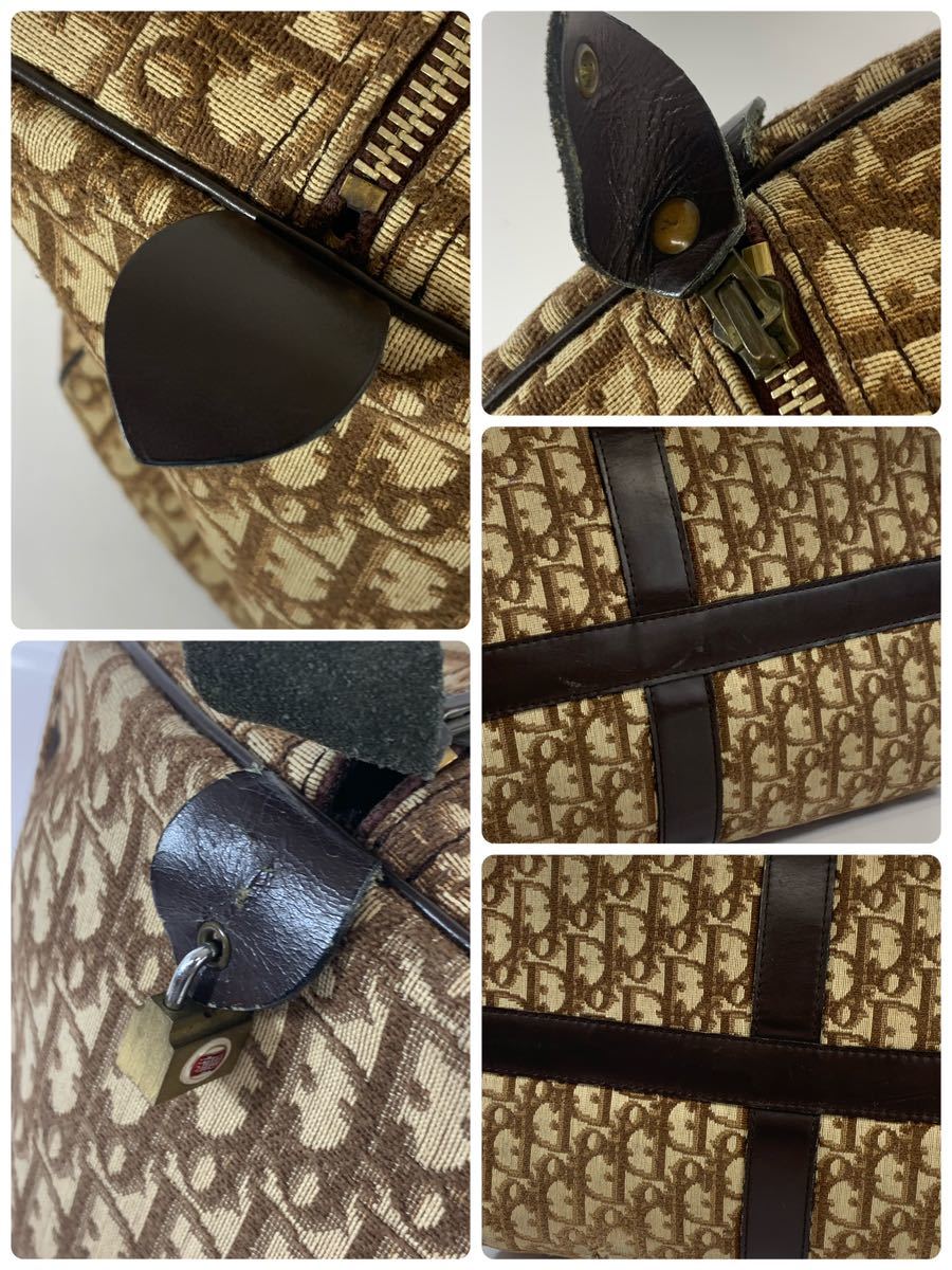 Christian DIOR クリスチャンディオール トロッター柄 キャンバス