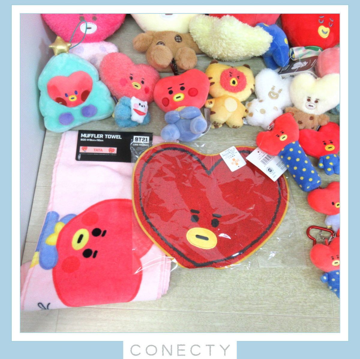 BT21 TATA グッズセット ぬいぐるみ クッション ワイヤレススピーカー