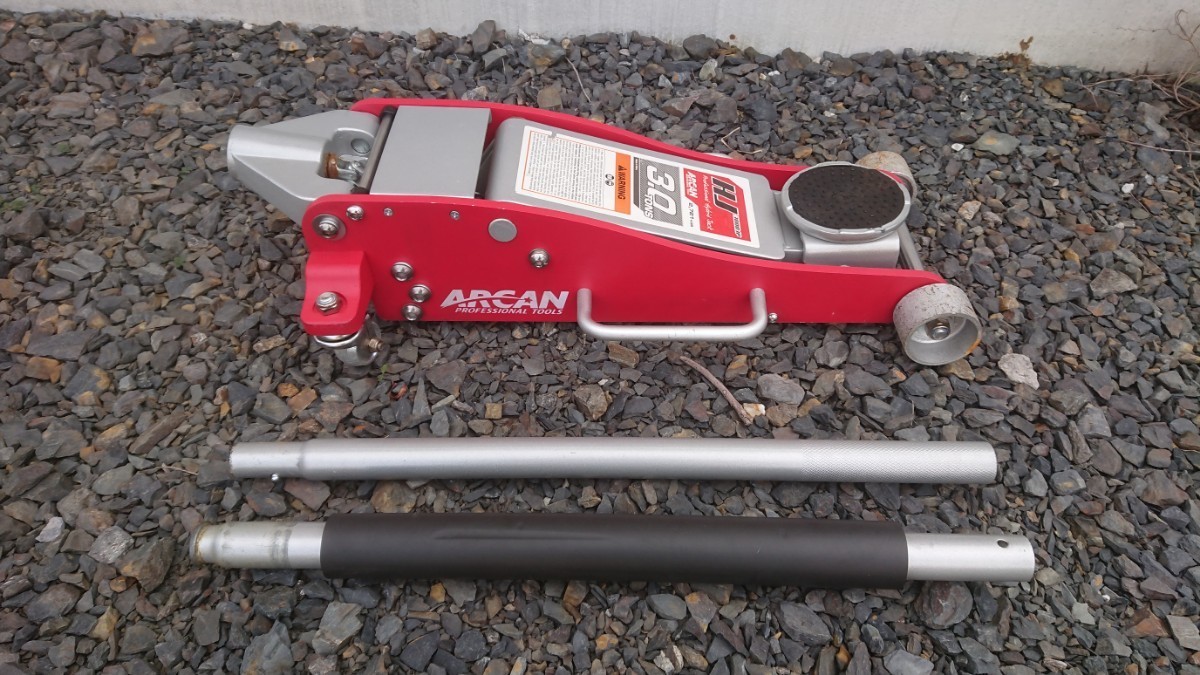 ARCAN 3TON フロアジャッキ HJ3000JP（フロアジャッキ3t アルミ製 外観 
