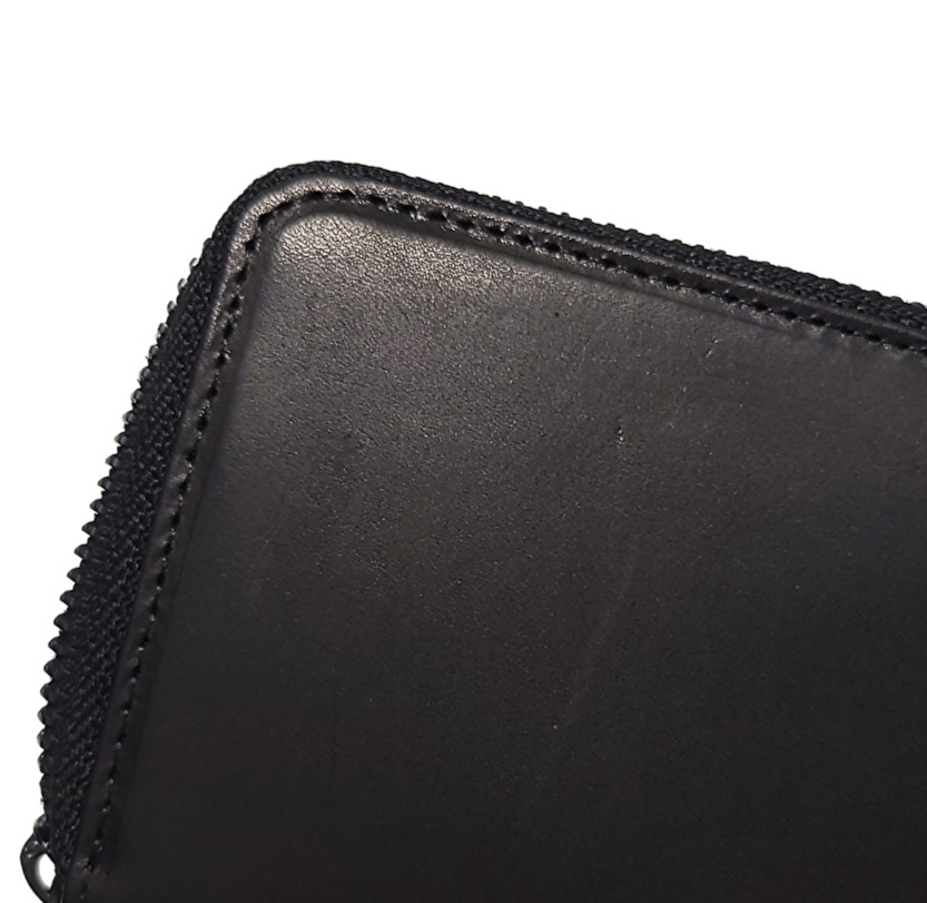 HYSTERIC GLAMOUR 黒 レザー 長財布 ヒステリックグラマー HYSTERIC GLAMOUR レザー 長財布 黒 ラウンド