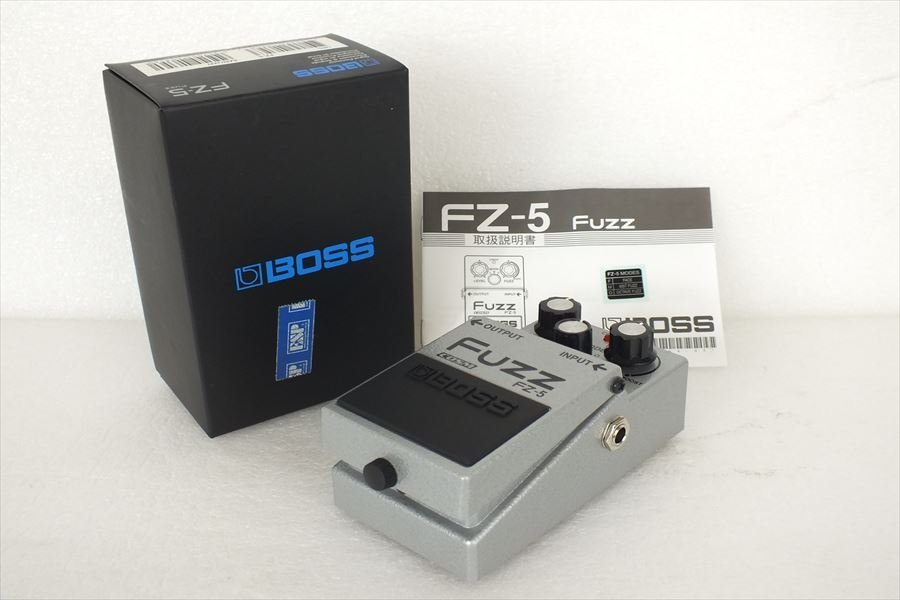 BOSS FZ-5 ファズエフェクター 箱付き □ BOSS FZ-5 エフェクター 未使用品 取扱説明書有り 元箱付き 中古