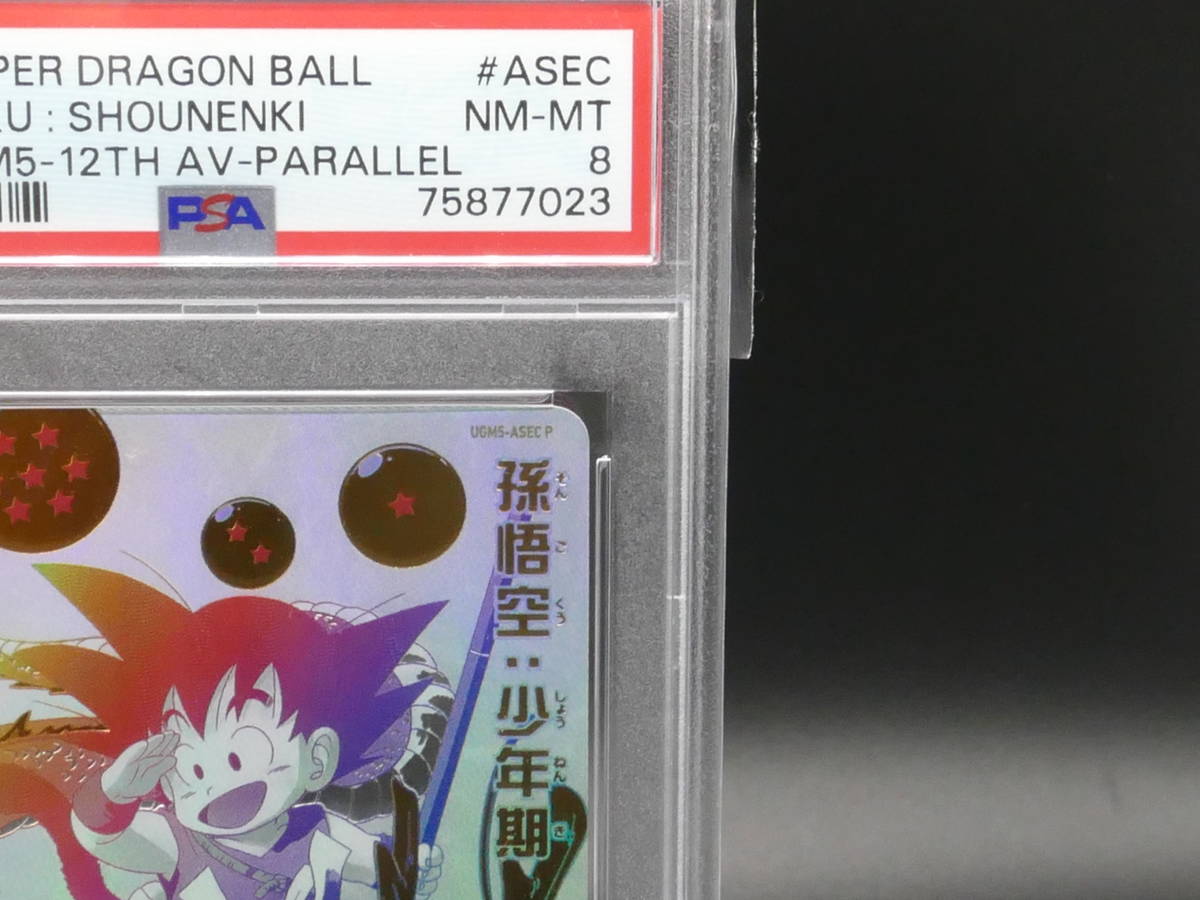 世界1枚 PSA8 ドラゴンボール 孫悟空 少年期 トレカ DRAGONBALL 世界1