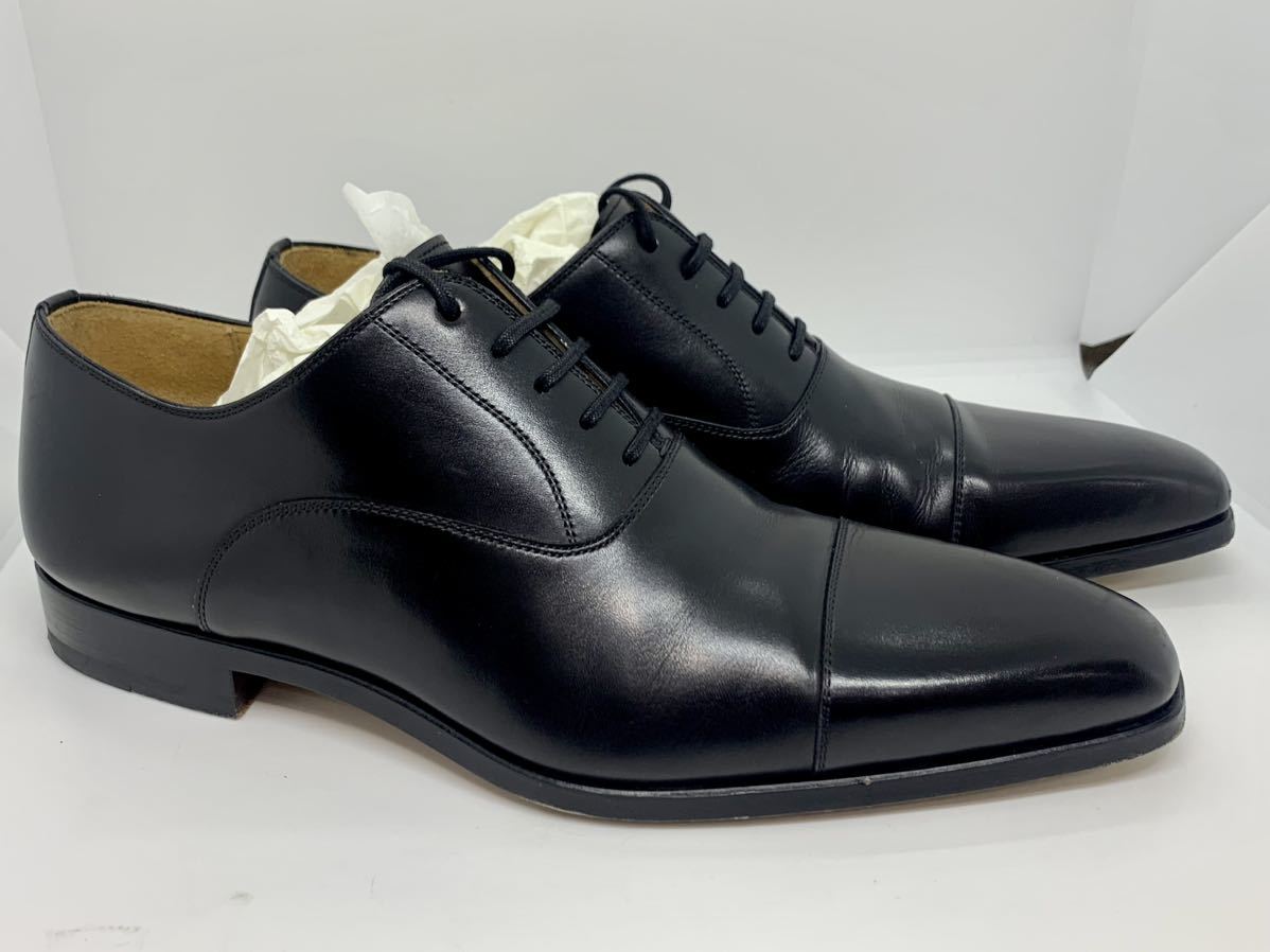 マグナーニ サックスフィフスアベニュー 別注 革靴 シングルモンク 26cm 黒 MAGNANNI マグナーニ スペイン製 最高級 革靴 ビジネスシューズ メンズ