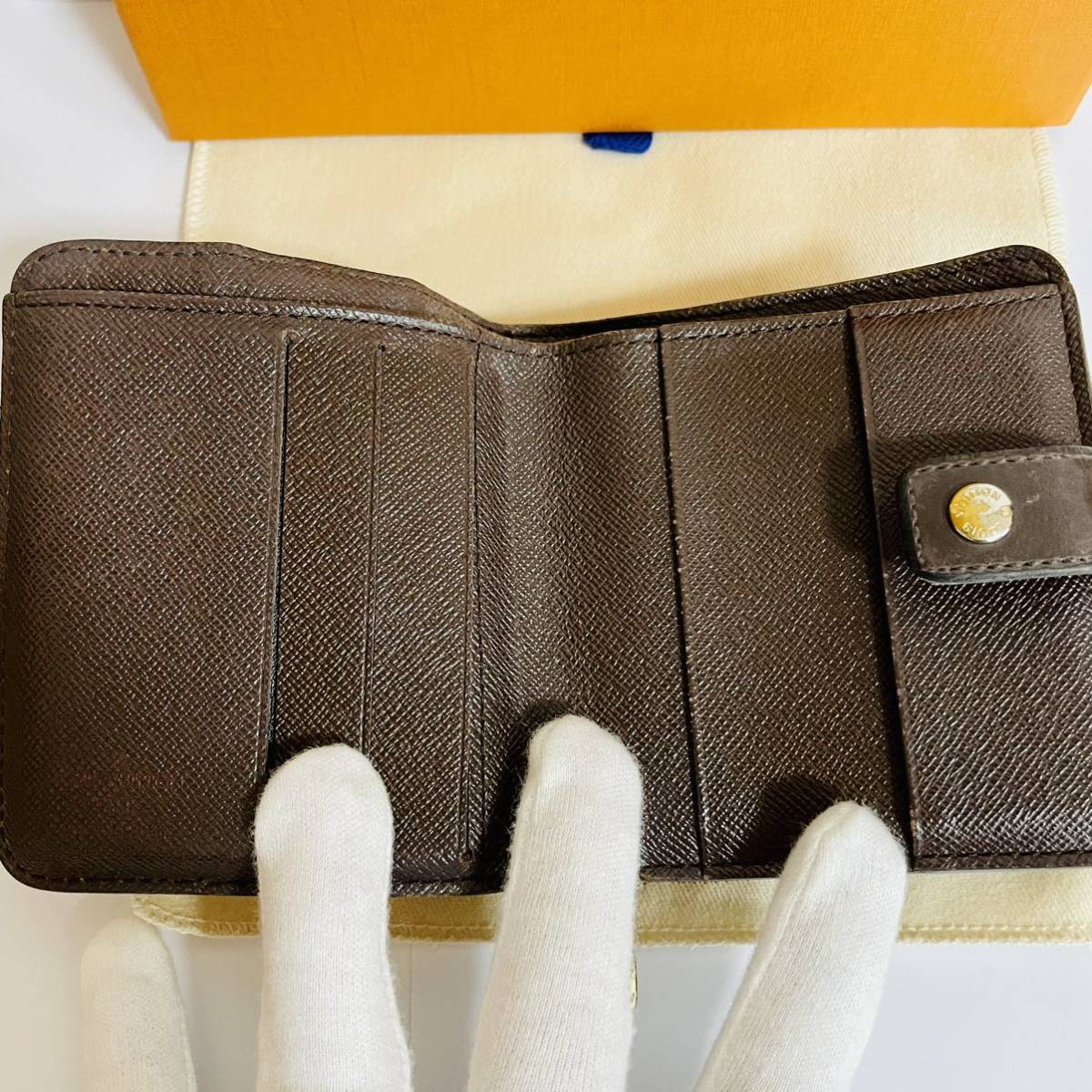 美品【正規品】ルイヴィトン ダミエ 二つ折り財布 【公式通販】