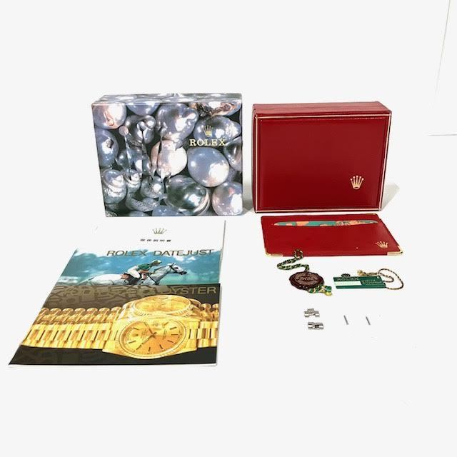 人気SALE，新作】 仙5 【空箱】ROLEX OYSTER パスケース有 レッド