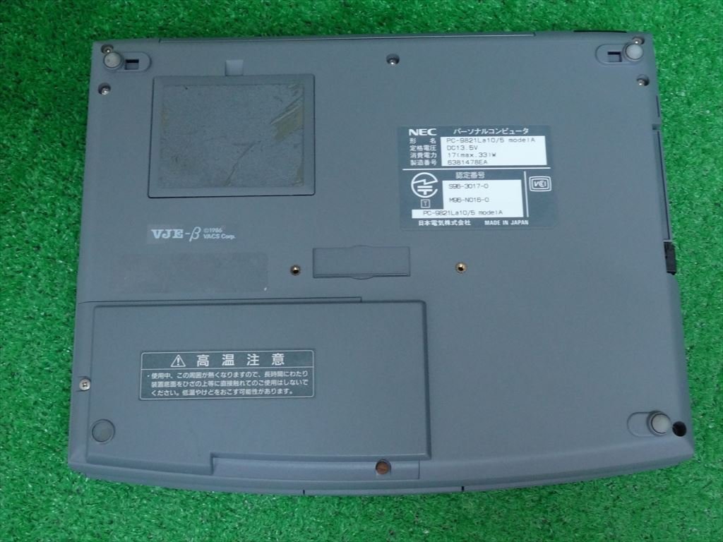 3300] ☆起動確認済☆ NEC 98NOTE Aile PC-9821La10/5 model A Pentium