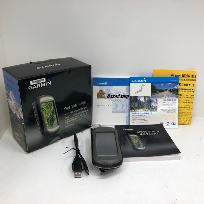 230704PT100180 GARMIN OREGON 450TC タッチパネル方式 高感度 ハンディGPS