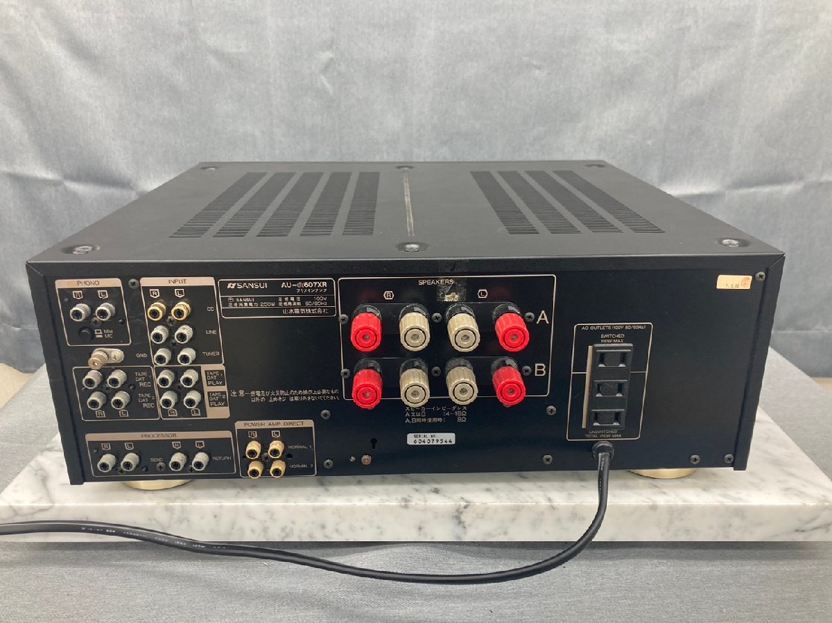 T548〇【中古】SANSUI サンスイ プリメイン アンプ AU-α607XR