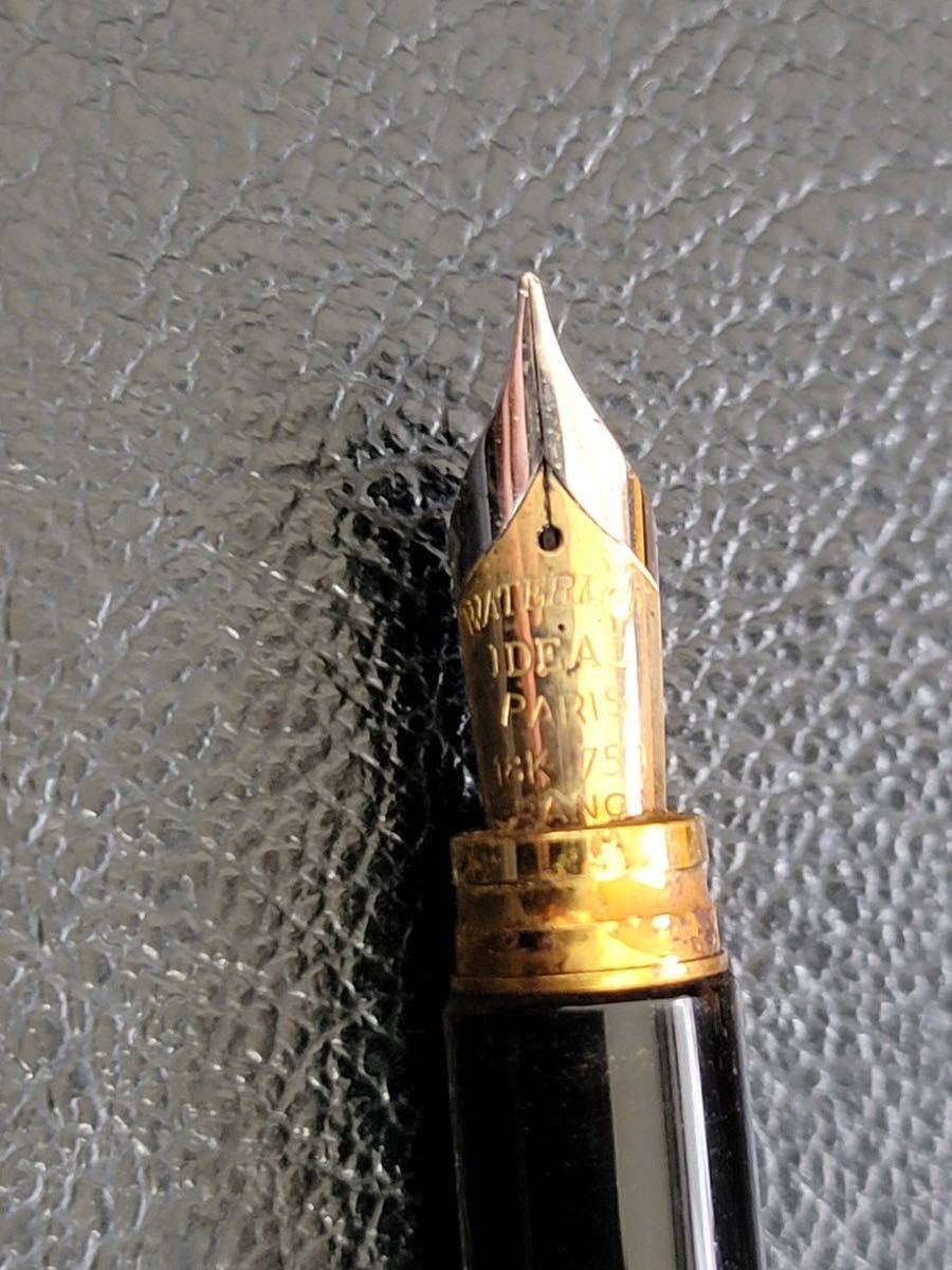 WATERMAN ウォーターマン 万年筆 IDEAL アイデアル ブラック×ゴールド