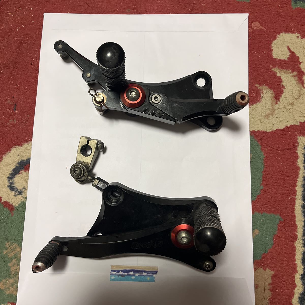 XR100モタード バックステップ