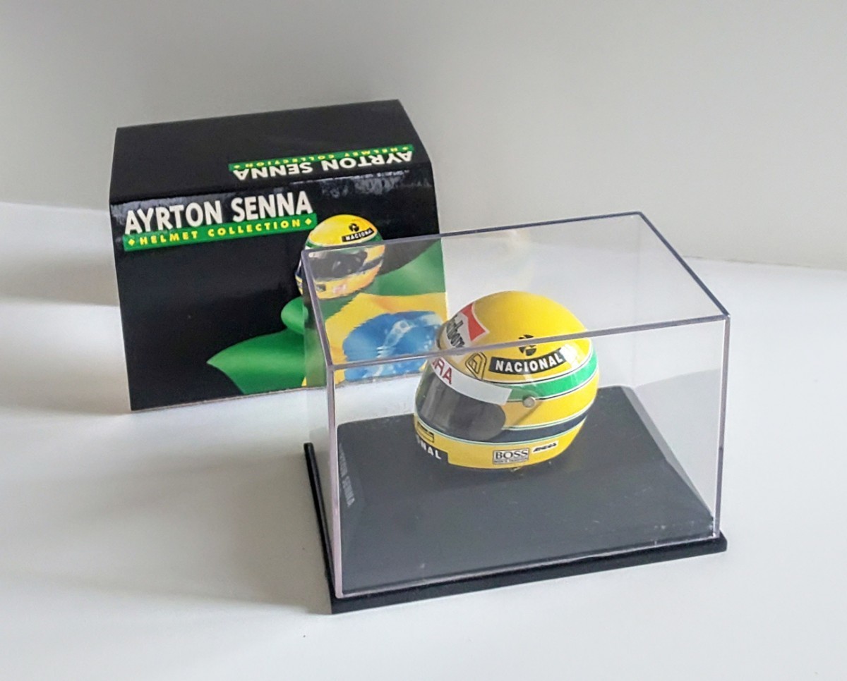 ミニチャンプス 1/8サイズ】アイルトン・セナ(Marlboro→ロゴ仕様