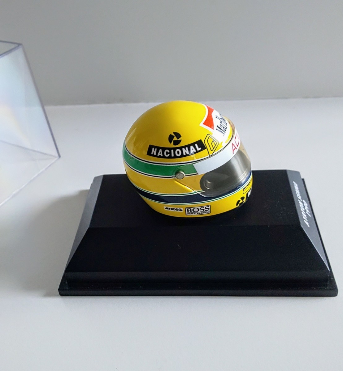 ミニチャンプス 1/8サイズ】アイルトン・セナ(Marlboro→ロゴ仕様