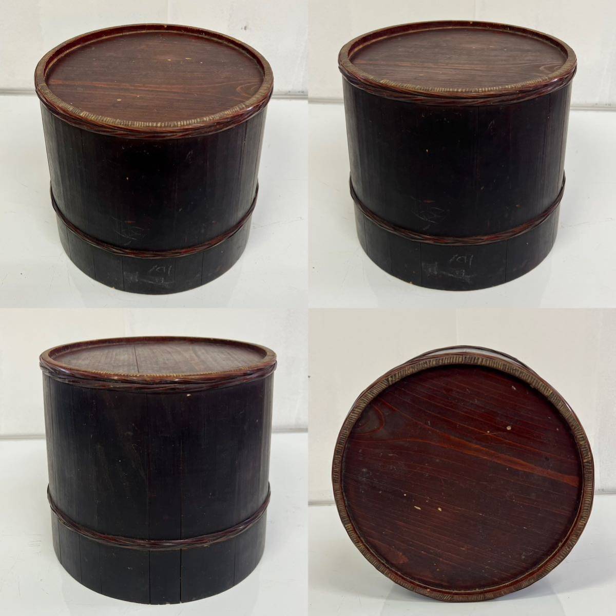 オブジェ骨董木製桶民藝