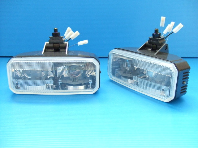 新品 FET製 M-66P 角型 フォグランプ＆スポットランプ H3バルブ 旧車