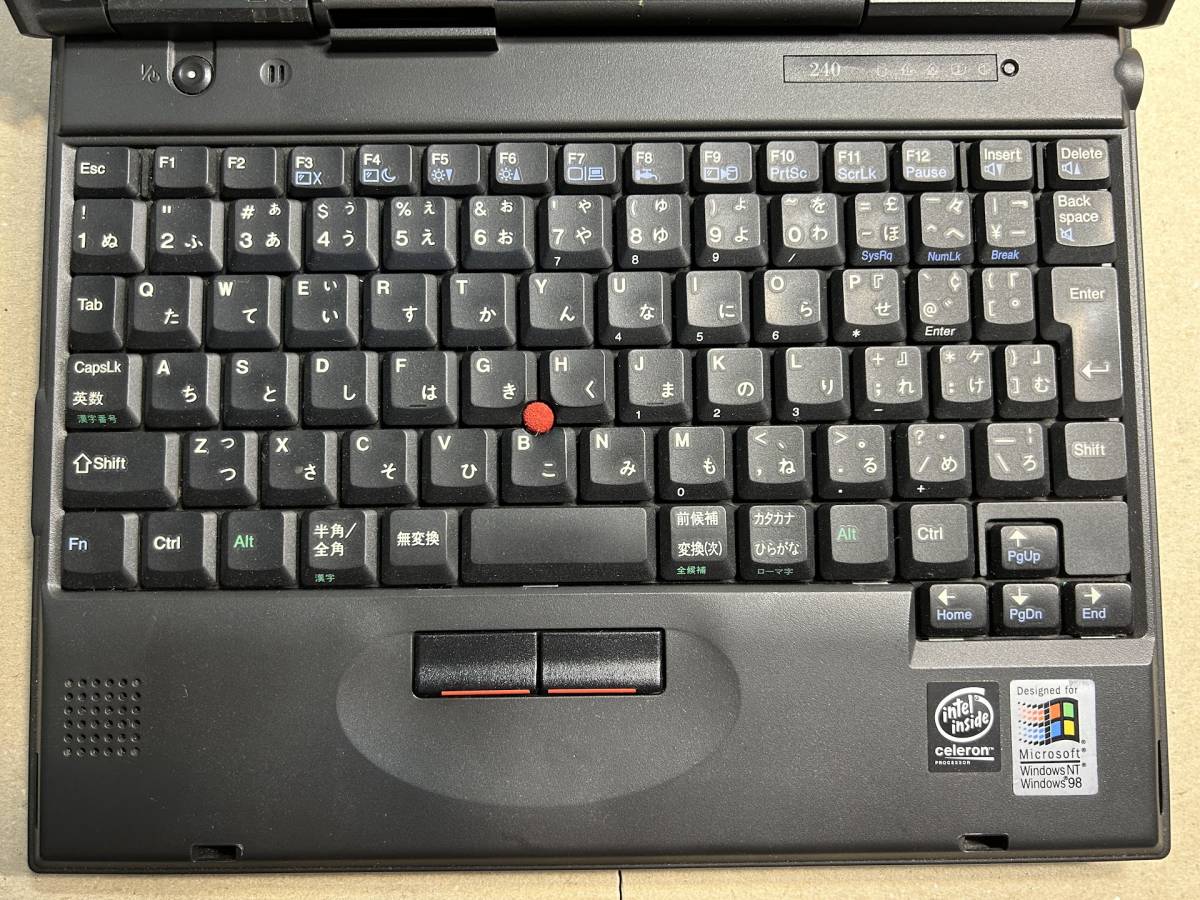 Thinkpad240 及び周辺機器