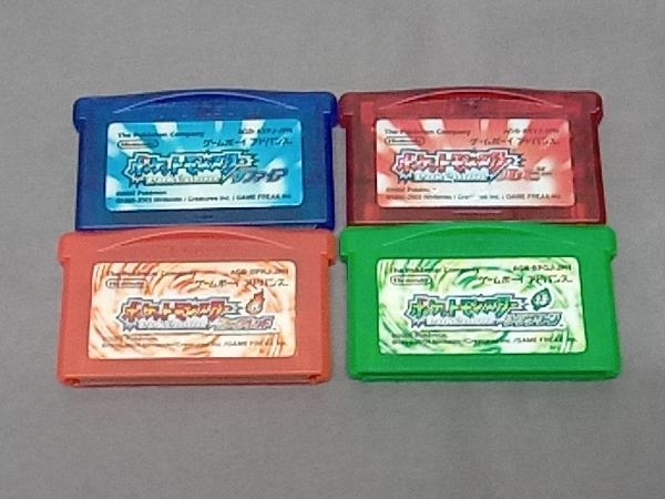 GBAソフト ポケットモンスター 4本セット 接点清掃済み ポケモン