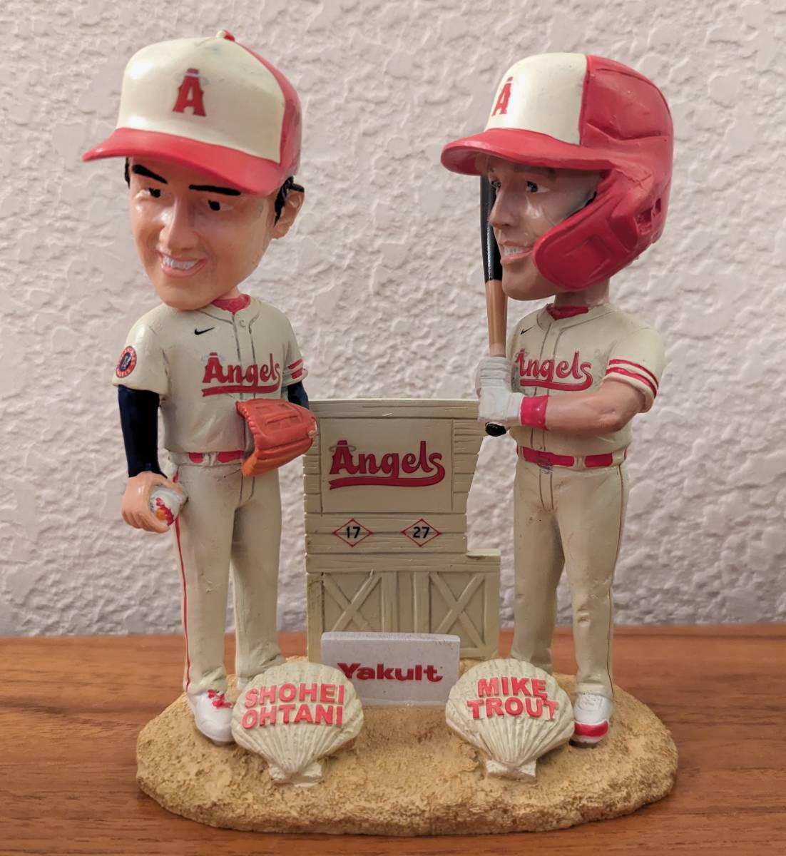 大谷翔平&トラウト ボブルヘッド (2023年7月1日アナハイムスタジアム配布)