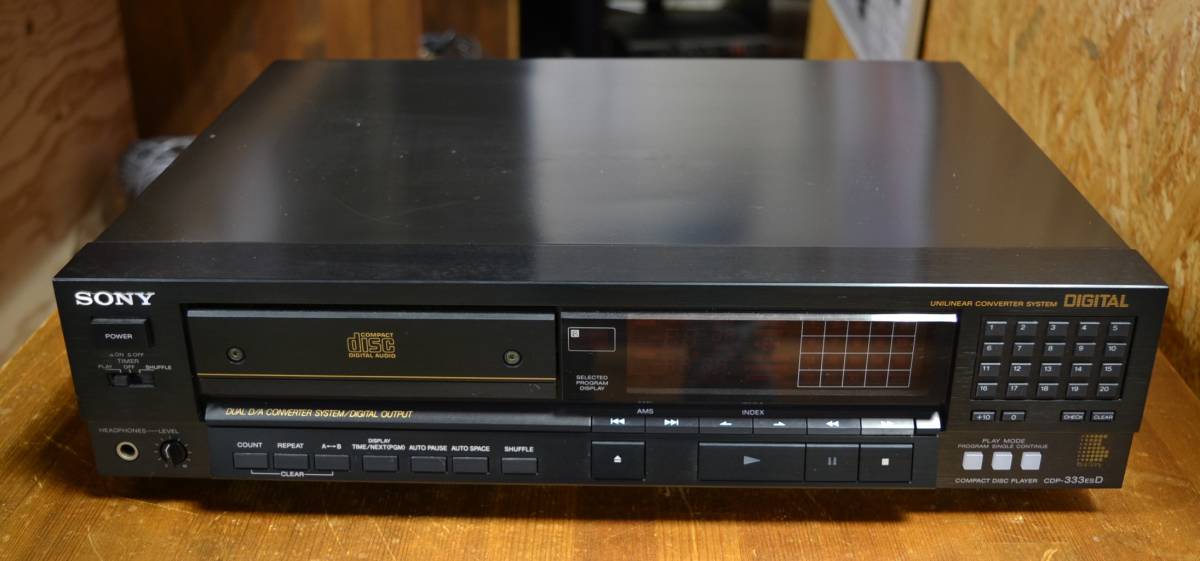 ジャンク品 SONY ソニー CDプレーヤー CDP-333ESD SONY ソニー CDP