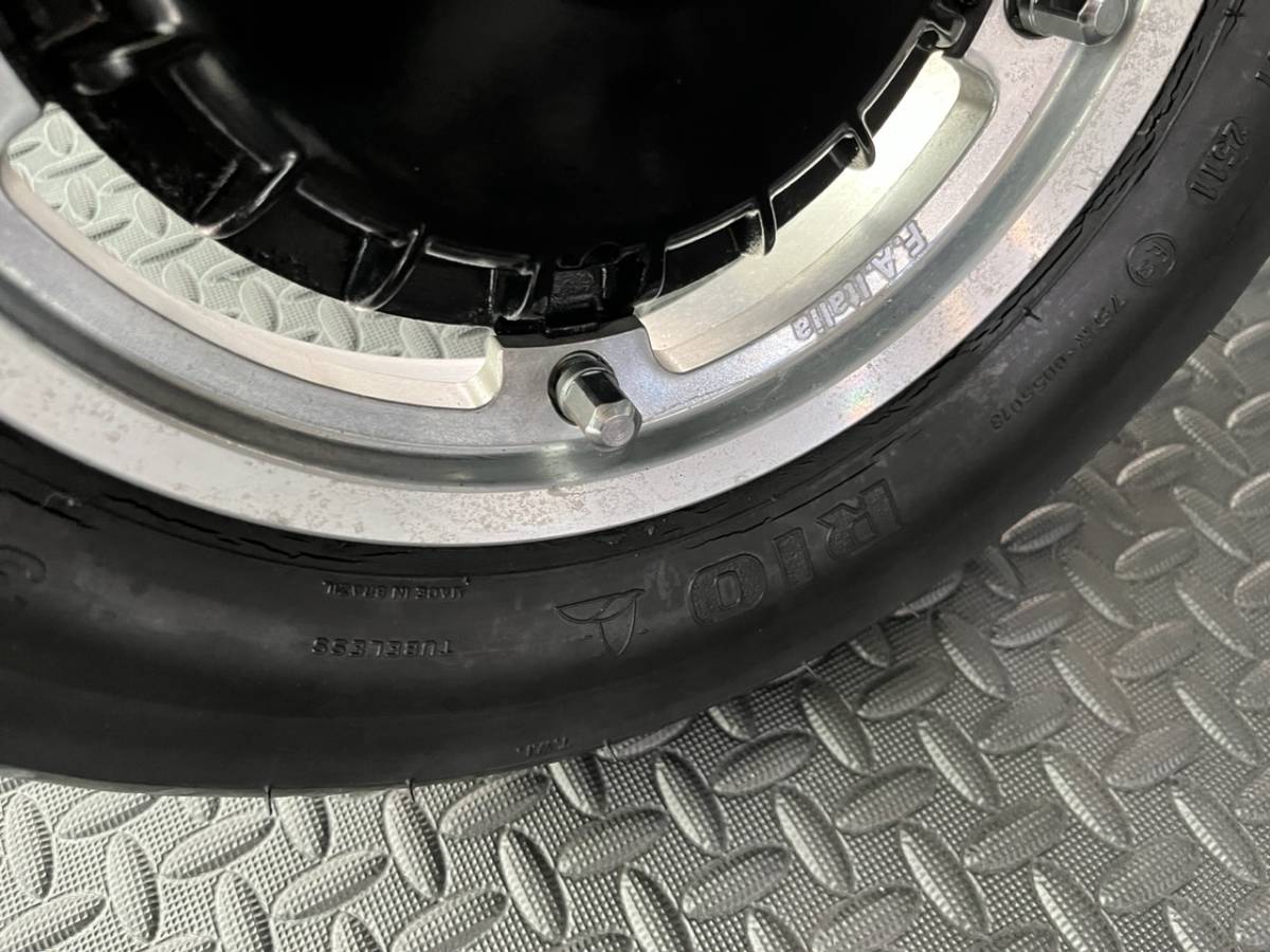Vespa ベスパ 10インチ 2.0アルミチューブレスホイール2本セット ET3 