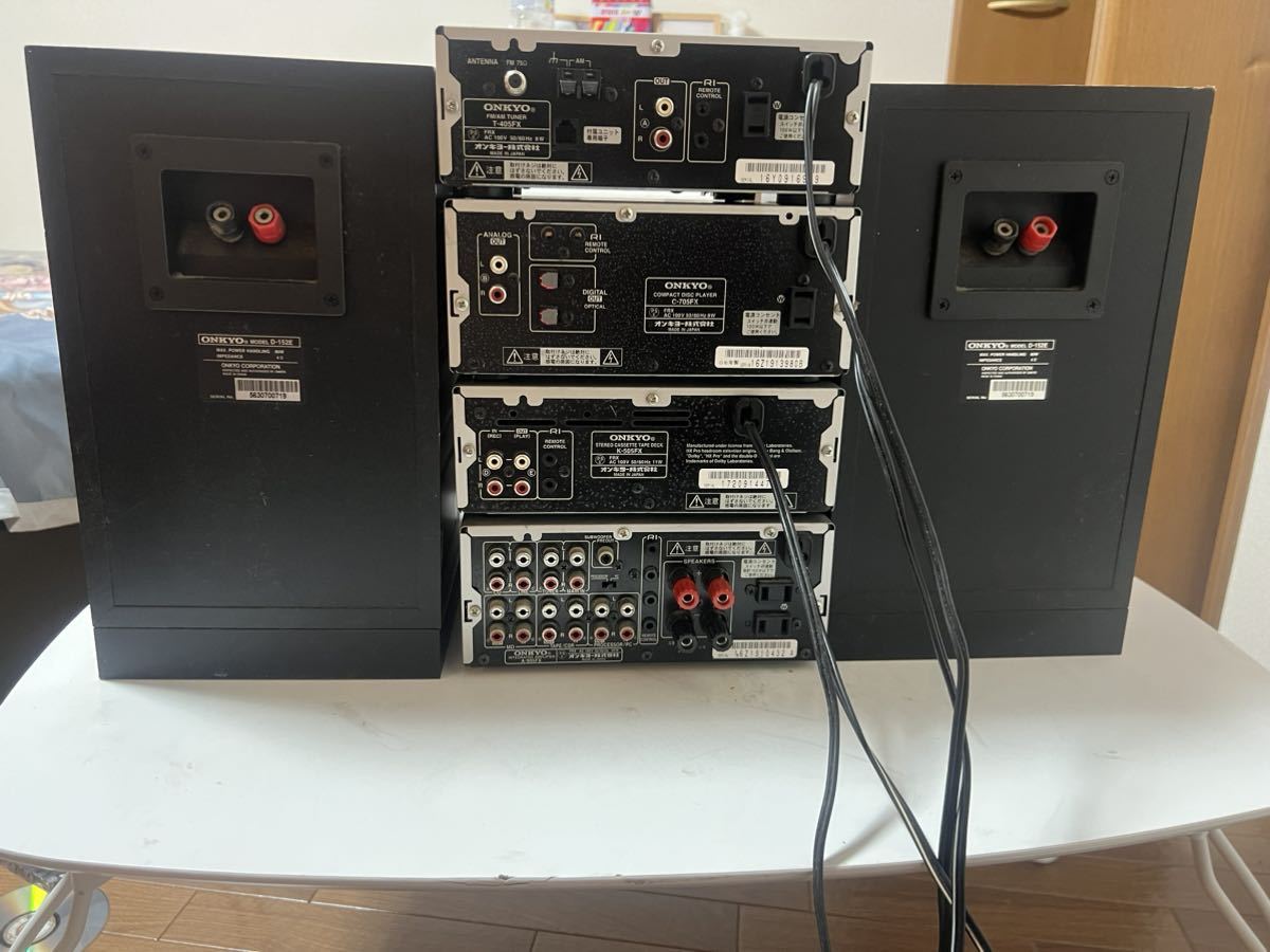 中古品ONKYO セット T-405FX/C-705FX /A-905FX動作確認済み ONKYO T-405FX