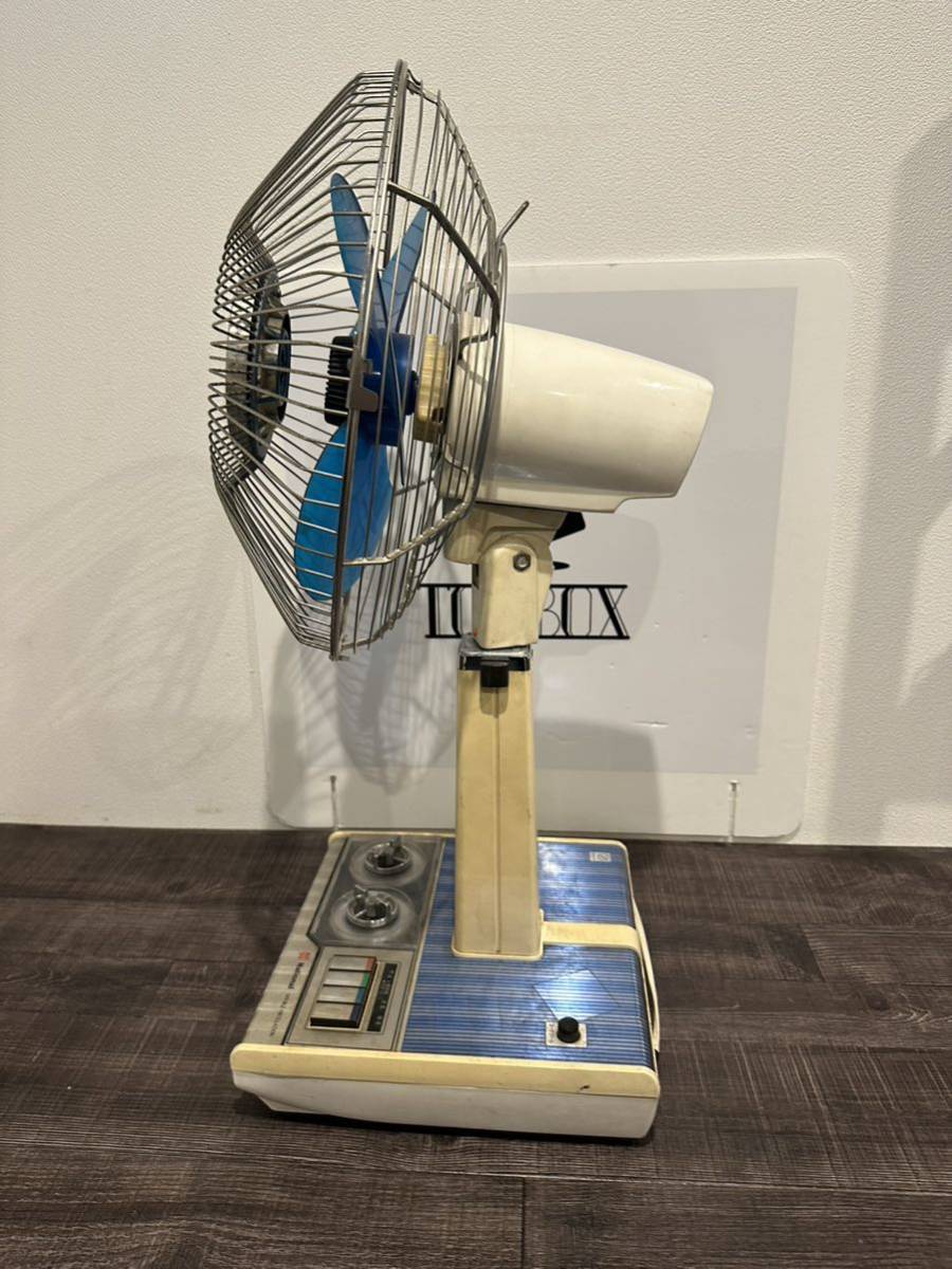 扇風機 National ナショナル F-30J1E 30cm 座敷扇 松風 ブルー 高級機