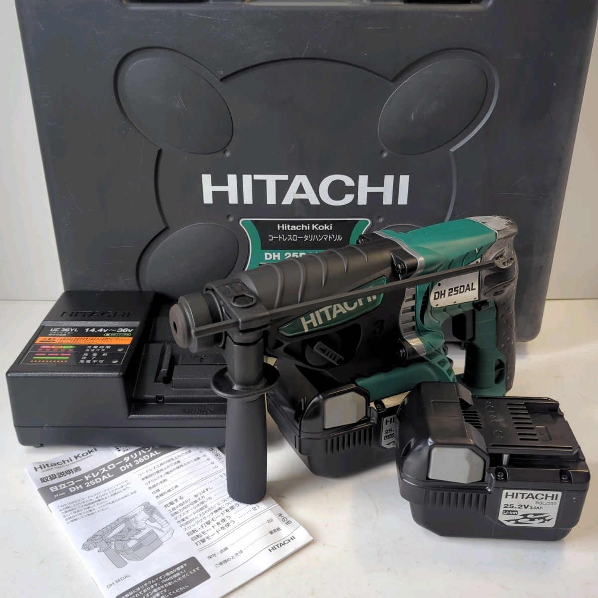 日立工機 DH25DAL 日立 コードレスロータリハンマドリル 公式通販 