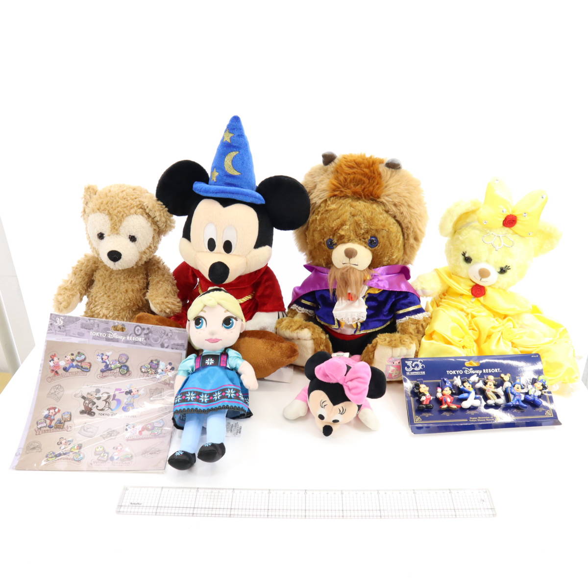 ●東京ディズニーシー 他 ぬいぐるみ＆グッズ まとめてセット TOKYO DISNEY SEA ダッフィー ミッキー 美女と野獣 ベル エルサ B123