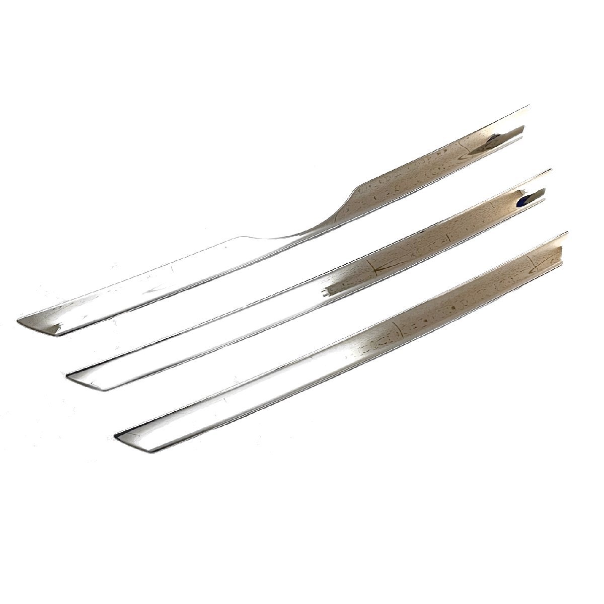 新品★POG フロントグリルパネル フロントグリル ガーニッシュ 3P ステンレス ハイゼットトラック S500P/S510P 前期 メッキ HW-D4404A