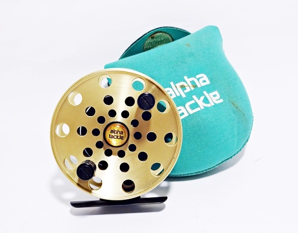 ★ 美品 ★ アルファタックル 落とし込みリール チヌ 黒鯛 前打ち 落とし込み 前打ち ヘチリール チヌリール★