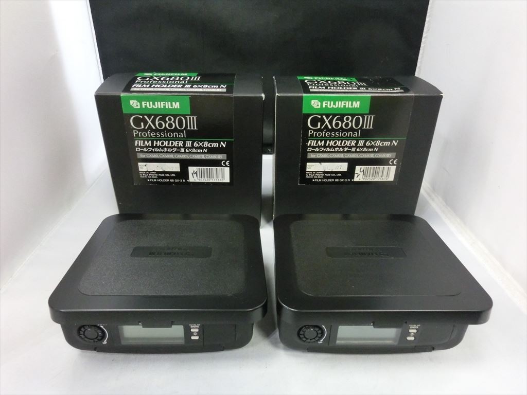 T【ア3-06】【80サイズ】△FUJIFILM GX680III用 ROLL FILM HOLDER III