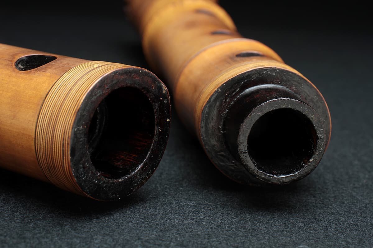 尺八 都山流 在銘 中継ぎ緩み無し EH100 【工藤翠山 銘 二