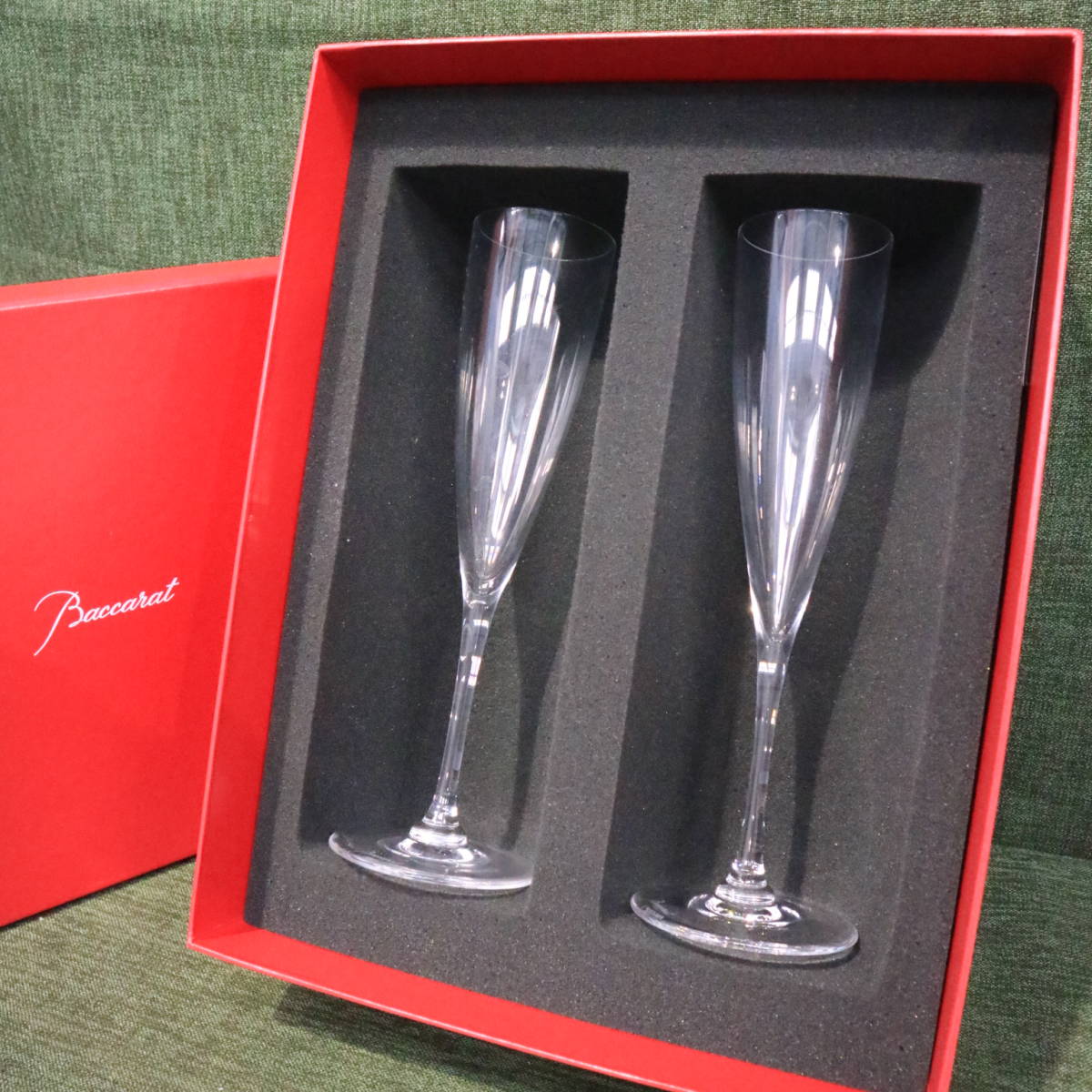 バカラ | グラス Baccarat シャンパングラス ペア 日本 ワイングラス 