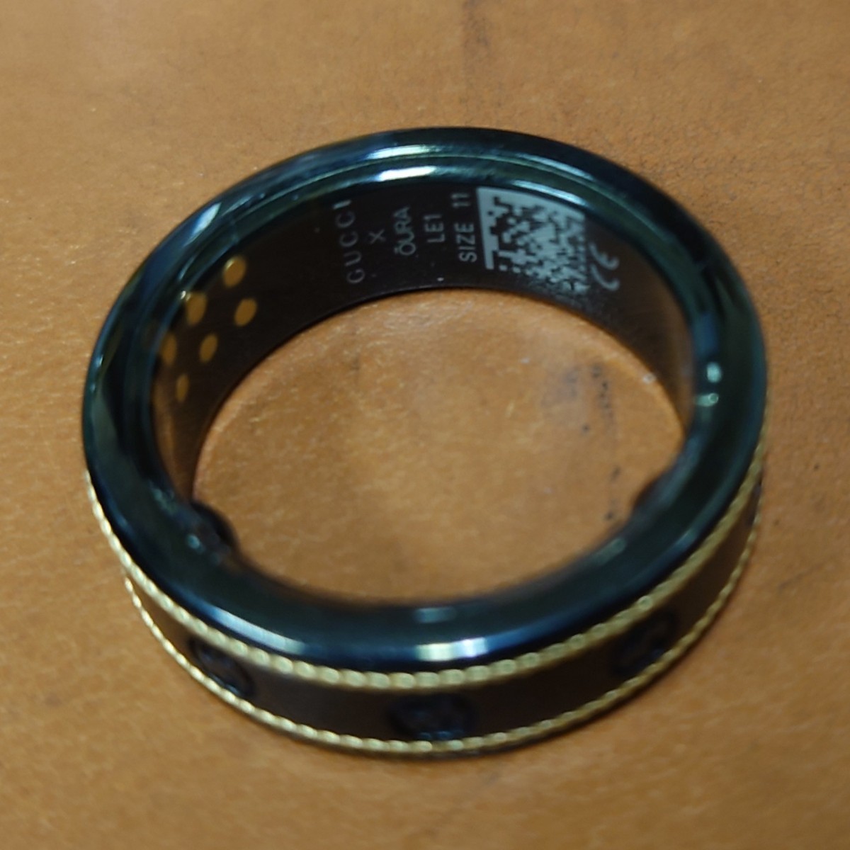 GUCCI x OURA ブラックリング US11 GUCCI OURA RING グッチ オーラ 