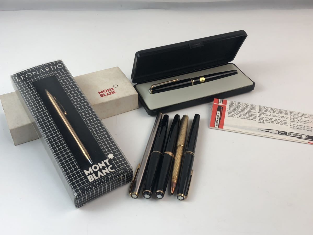 定番，人気セール 1000円〜 筆記未確認 万年筆 ボールペン モンブラン CROSS マイスターシュテュック ♯1846 14k 7本 まとめ okoy1985800-208 ok594(モンブラン)｜売買されたオークション情報、yahooの商品情報をアーカイ モンブラン