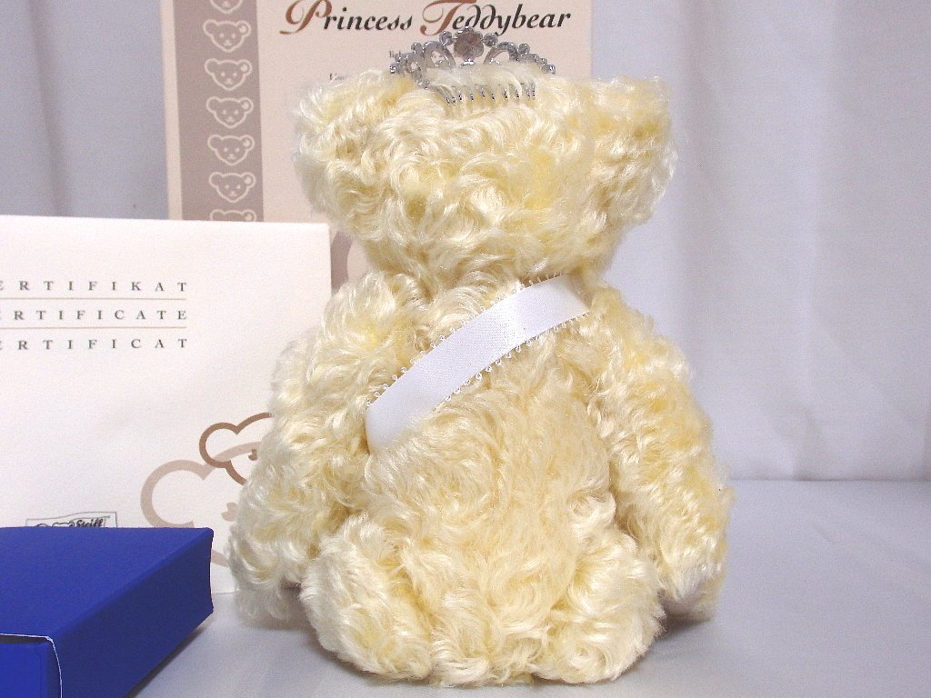 Princess Teddy Bear シュタイフ 日本限定 ティアラ steiffシュタイフ/ 日本限定「プリンセステディベア」/完品
