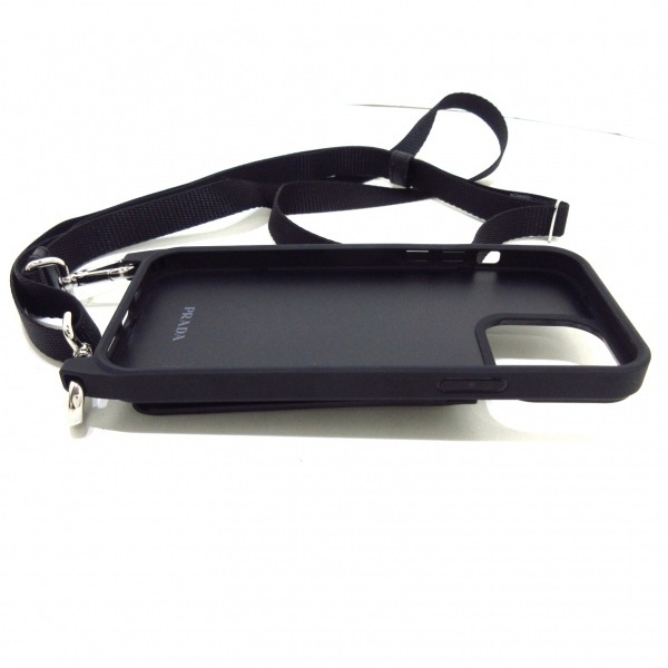 プラダ　ケース プラダ PRADA 携帯電話ケース 2ZH160 - レザー 黒 iPhoneケース