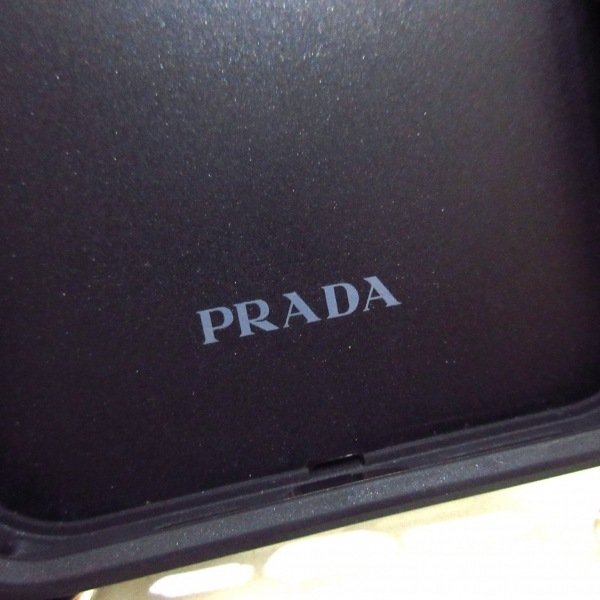 プラダ PRADA 携帯電話ケース 2ZH160 - レザー 黒 iPhoneケース