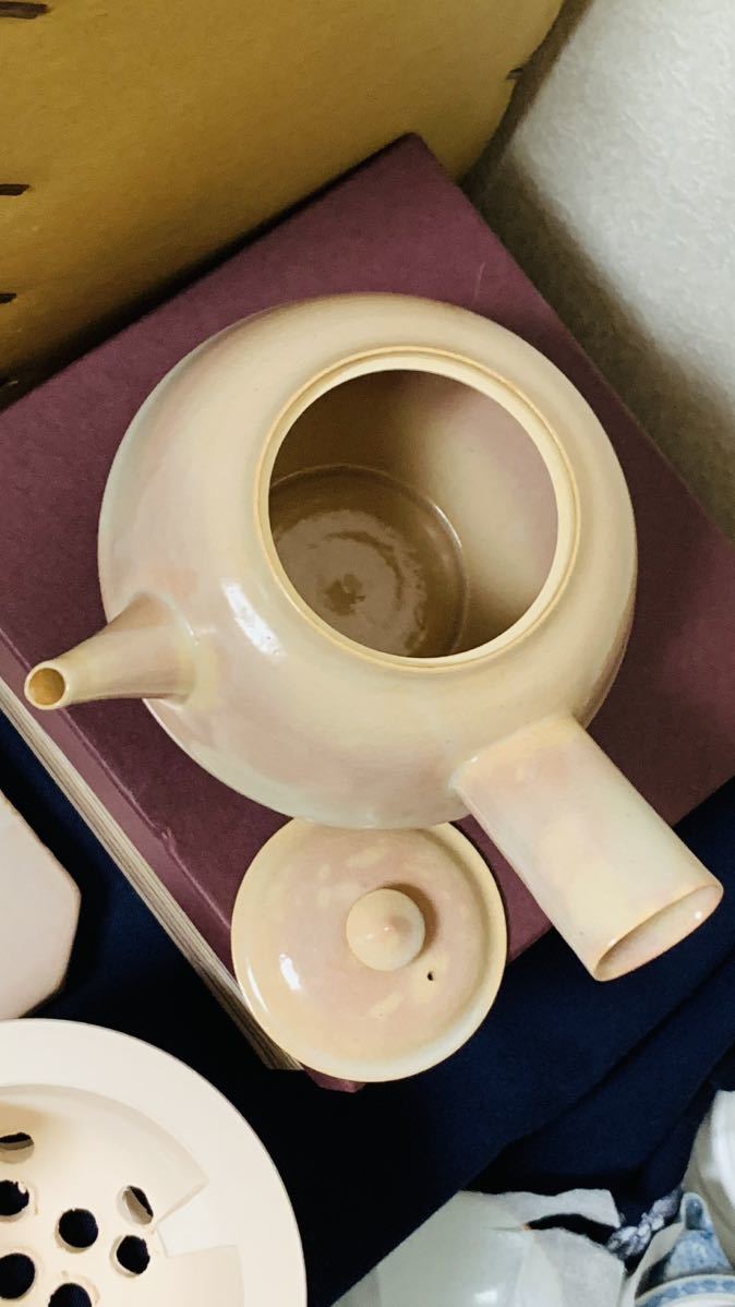 村田亀水 涼炉 白泥 風炉 炉台 急須 骨董品 時代物 茶道 香道 お茶