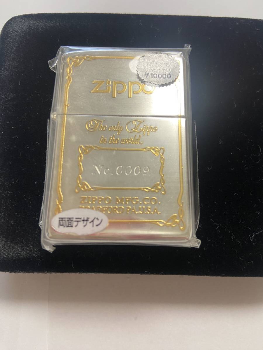 新品未開封☆ZIPPO ジッポー SILVER銀仕上げ IX 両面デサイー 特別限定 