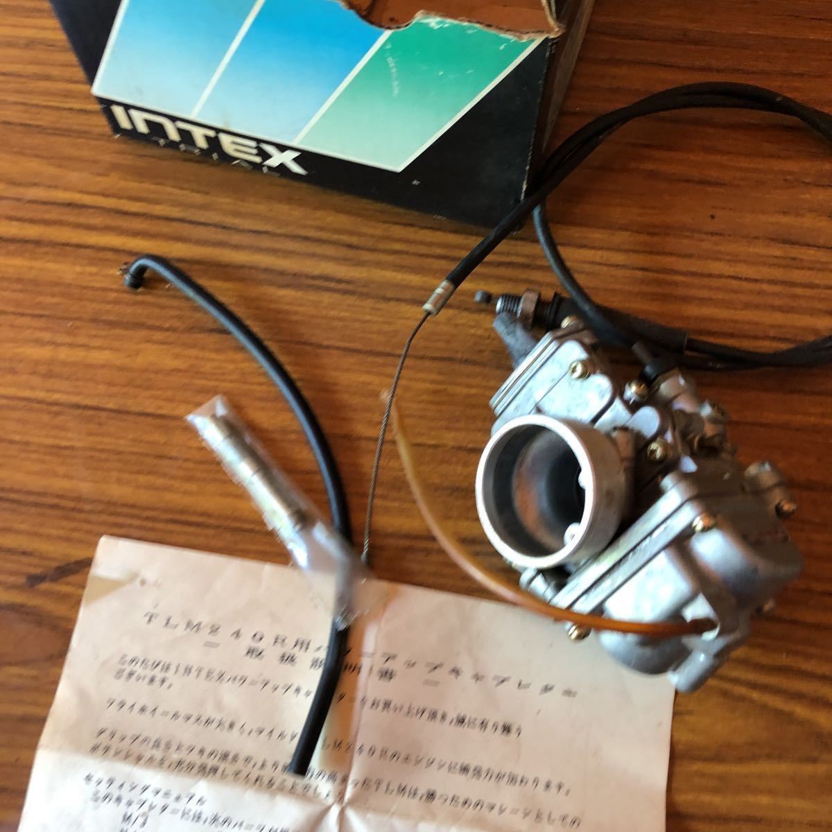 バイクパーツ　HONDA TLM240R MIKUNI INTEX パワーアップキャブレター　TRIAL 未使用　取説付　ミクニキャブ　 Honda Mikuni Carburetor 2004-2007 CR125 0