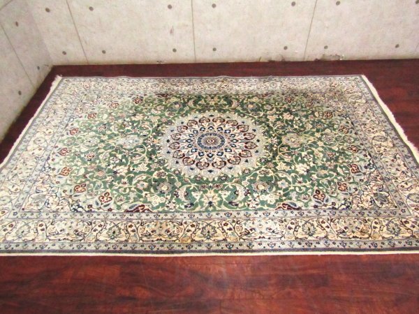 □美品□persia/ペルシャ絨毯□最高級□ウール100％□手織り