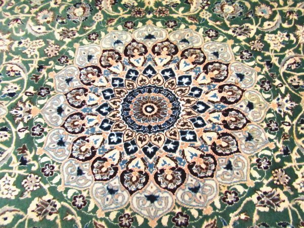 □美品□persia/ペルシャ絨毯□最高級□ウール100％□手織り