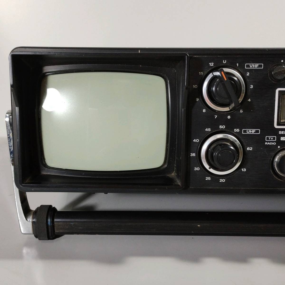 HITACHI MARK5 日立白黒テレビ K-59・ラテカセ ラジカセ 白黒テレビ