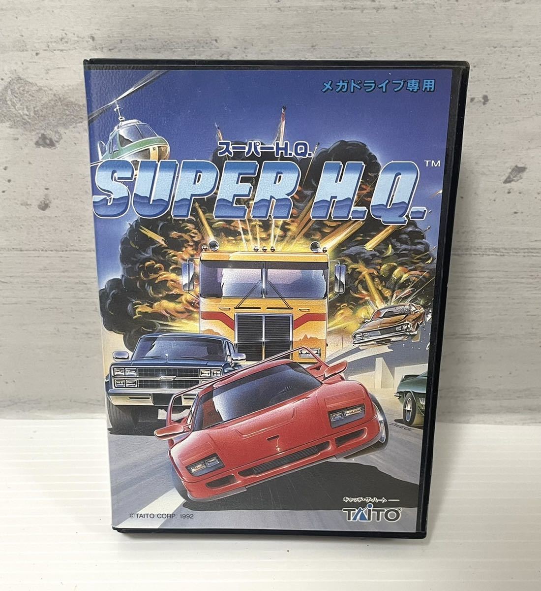 □希少レア□ SUPER H.Q. スーパーH.Q. セガ メガドライブ TAITO 