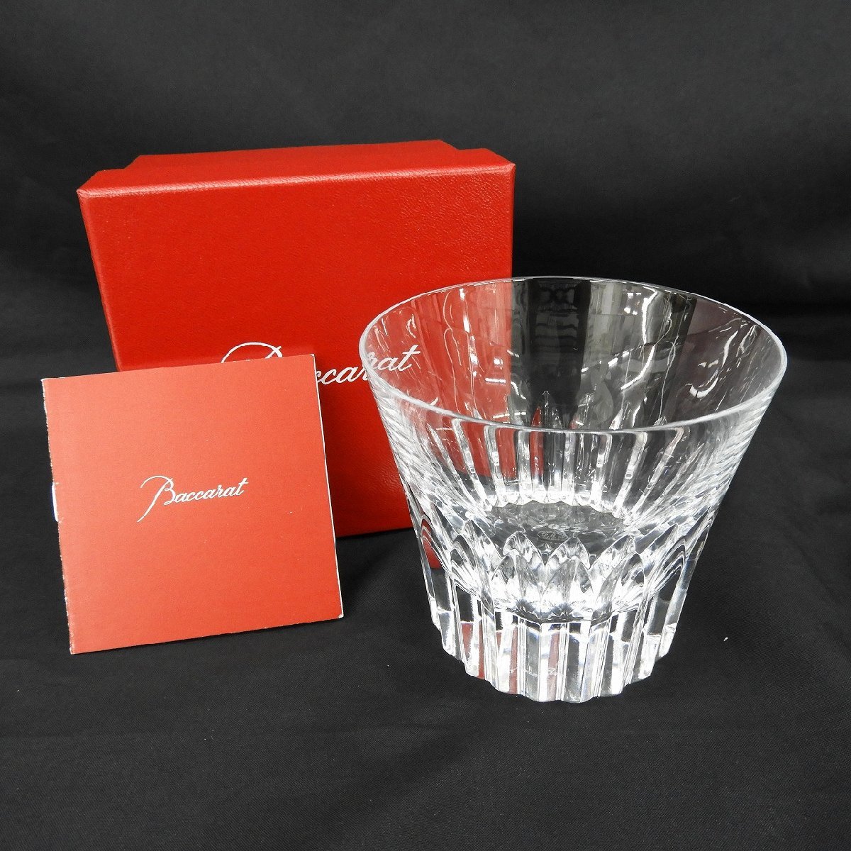 美品】Baccarat バカラ クリスタ 2022刻印 タンブラー ロックグラス 1