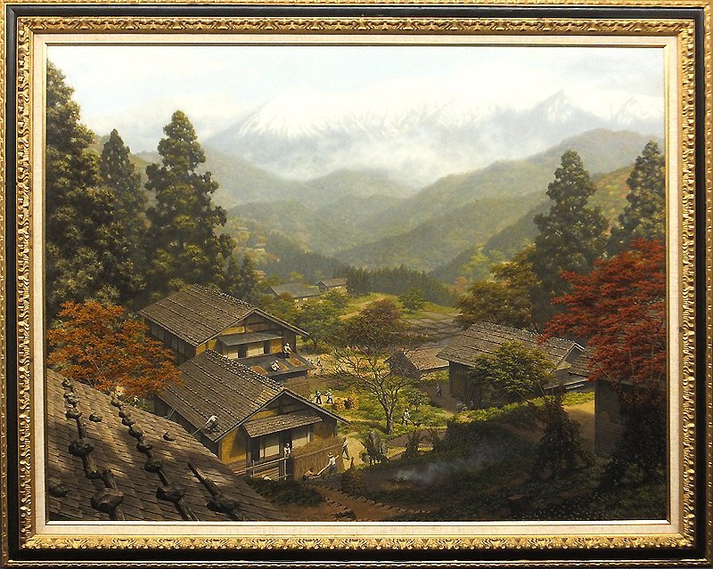 油彩画 リアリズム 大作