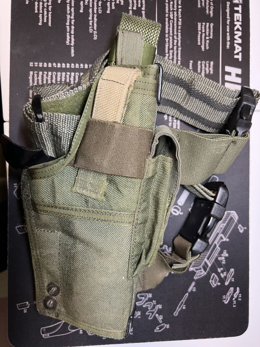 実物 EAGLE SAS Mk6 レッグホルスター H&K Mk23 SOCOMソーコムピストル